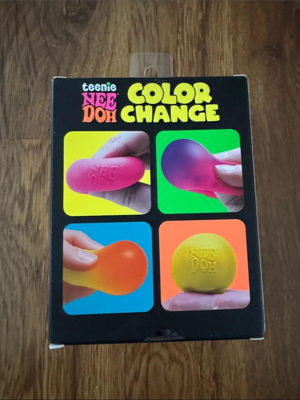 Needoh Color Change Squeeze Balls - Yellow, Purple, Blue, Pink